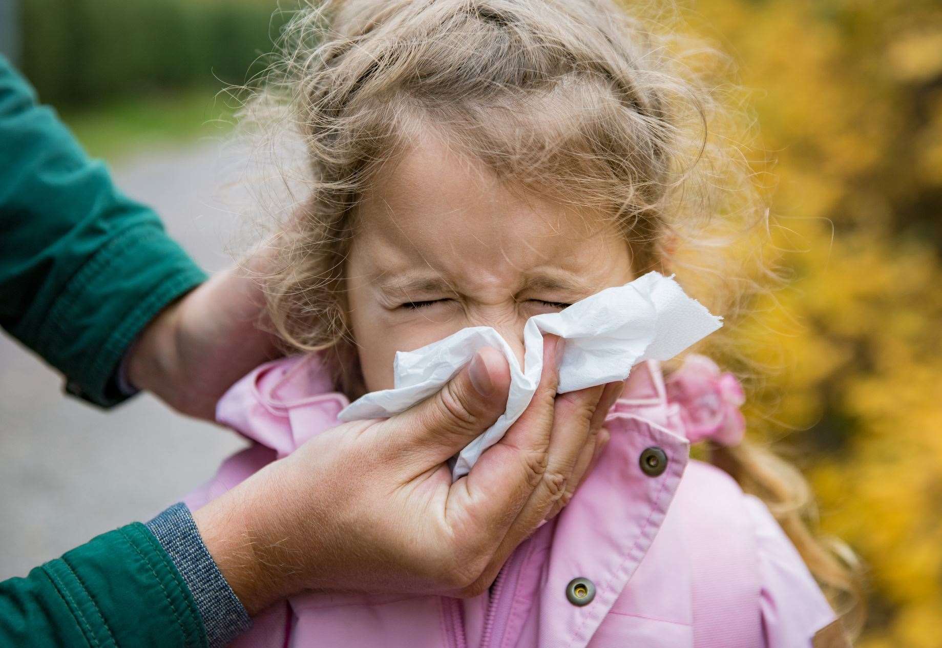 Can my child go to school with a cold, runny nose or sore