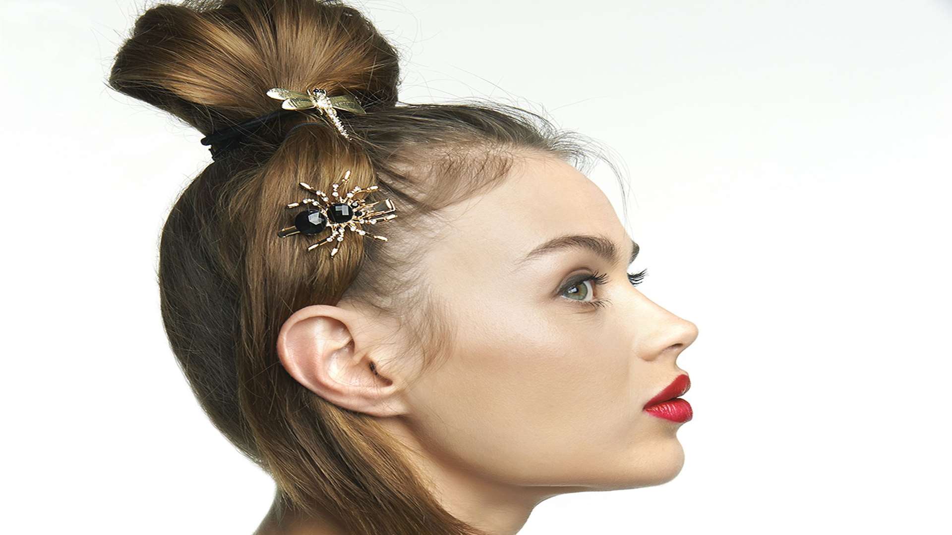Bling is the new thing when it comes to elevating a plain bun