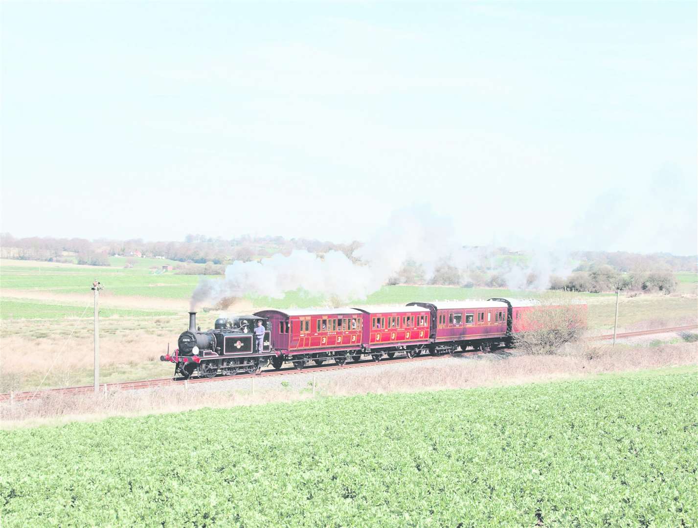 Steam train from Kent & East Sussex Railway