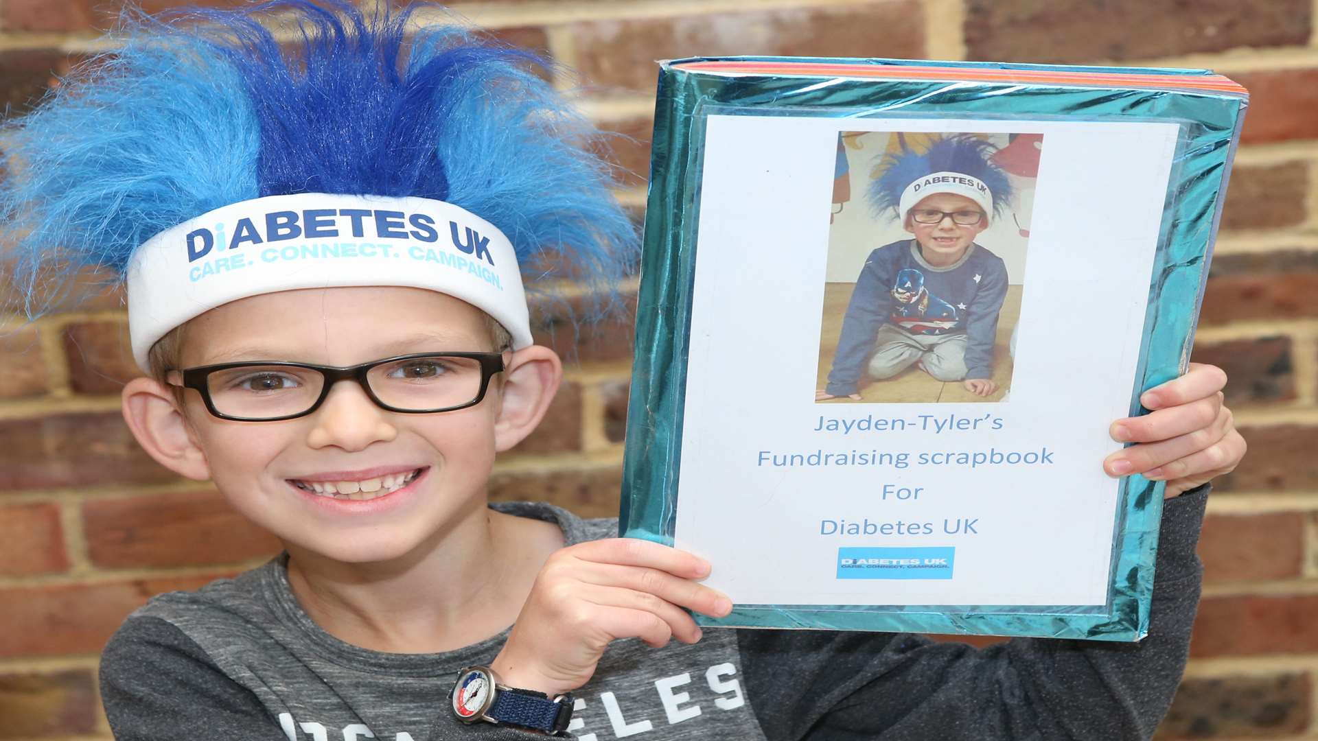 Jayden-Tyler Beckwith, raised thousands for Diabetes UK