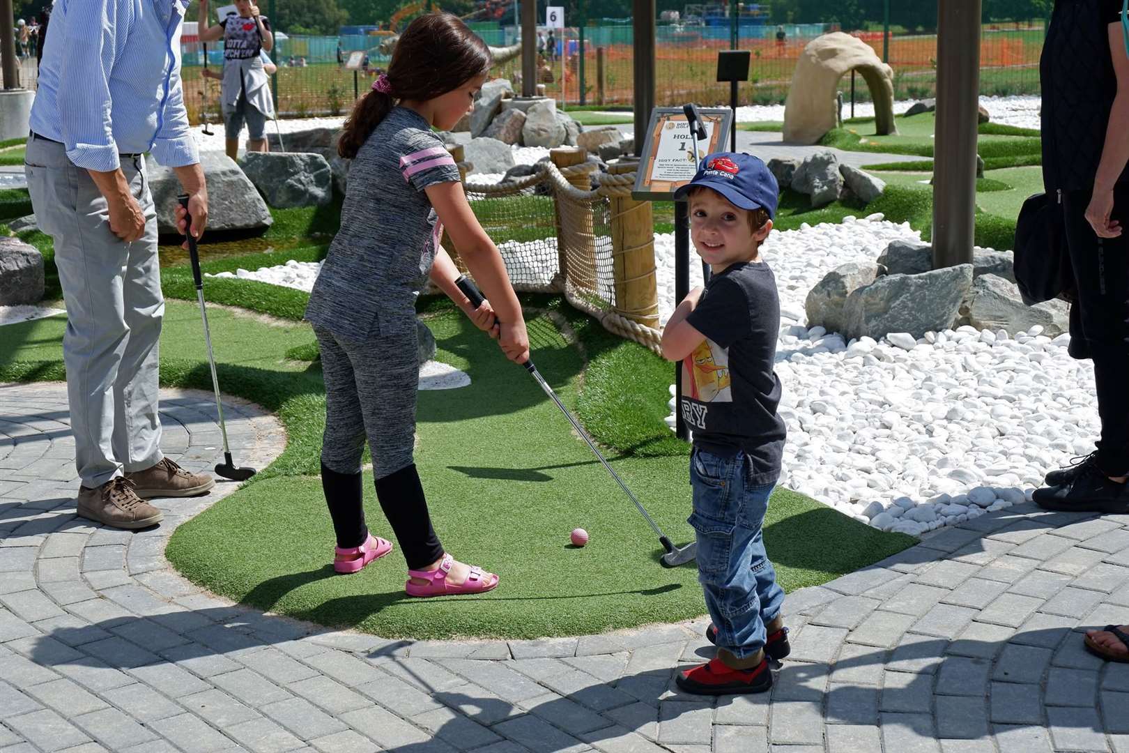 Dino Golf is suitable for children of all ages
