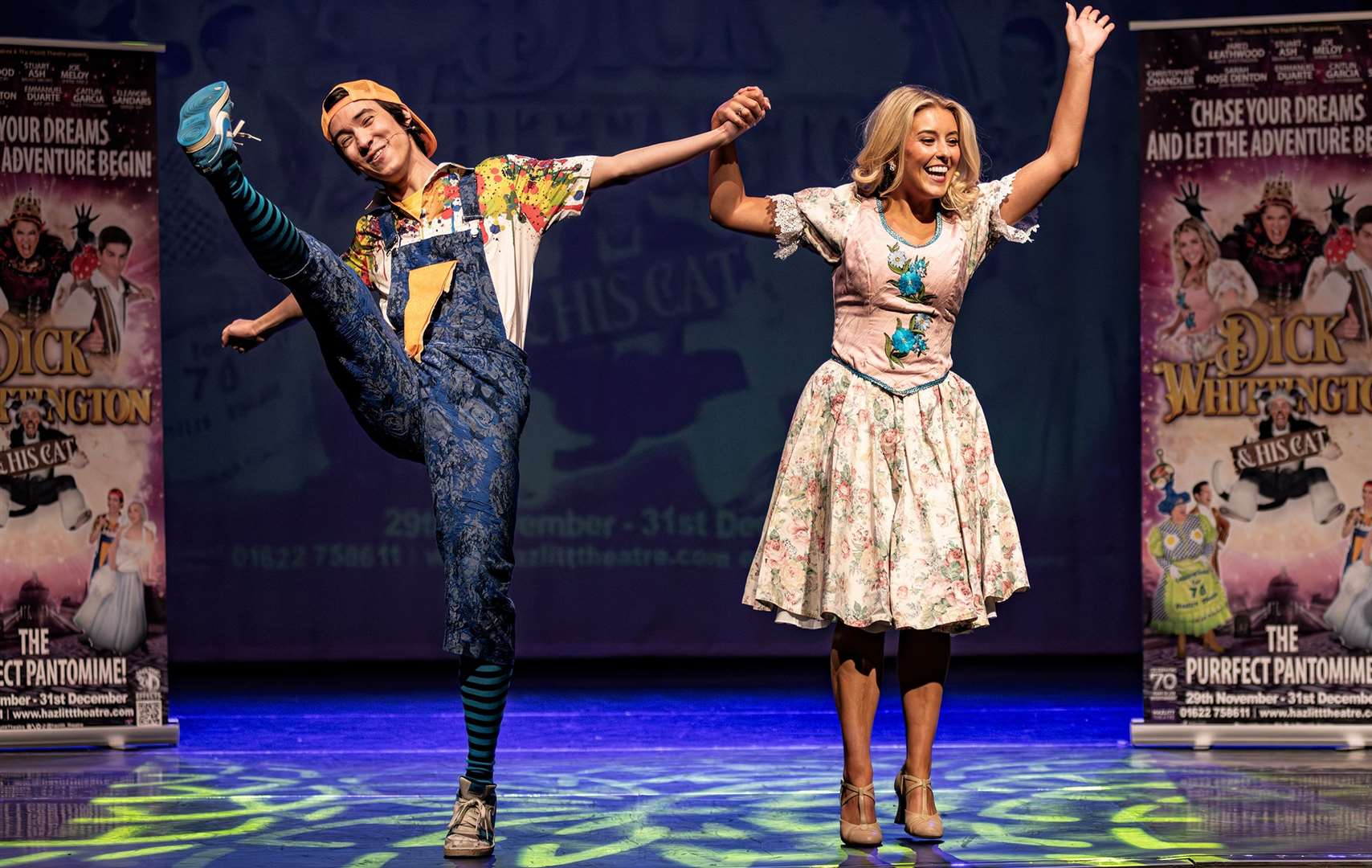 Follow Dick Whittington on a festive adventure in the Hazlitt Theatre’s Christmas panto