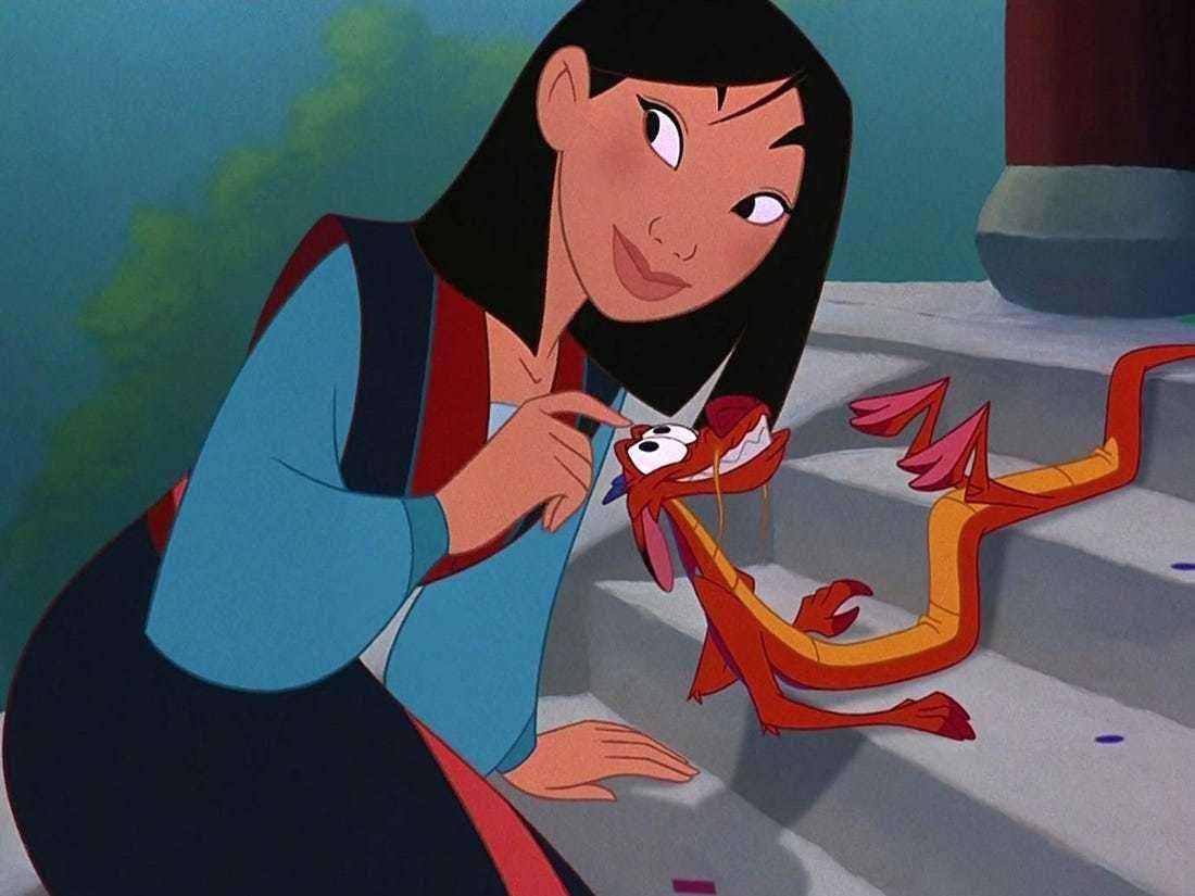 Mulan was first released by Disney in 1998