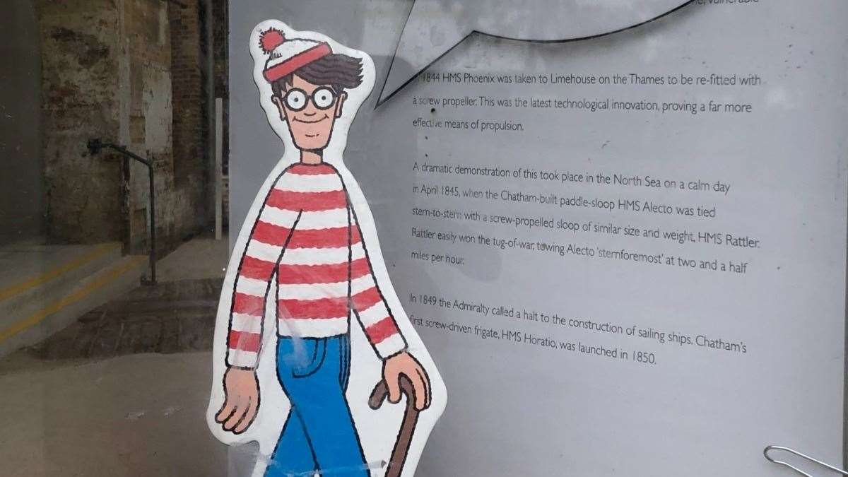 Could you find Wally? He's at the Dockyard.