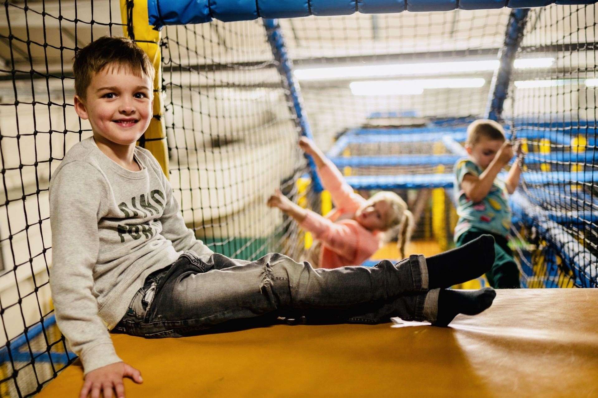 The soft play area and slides at Under 1 Roof Kids Thanet. Picture: James Pearce.