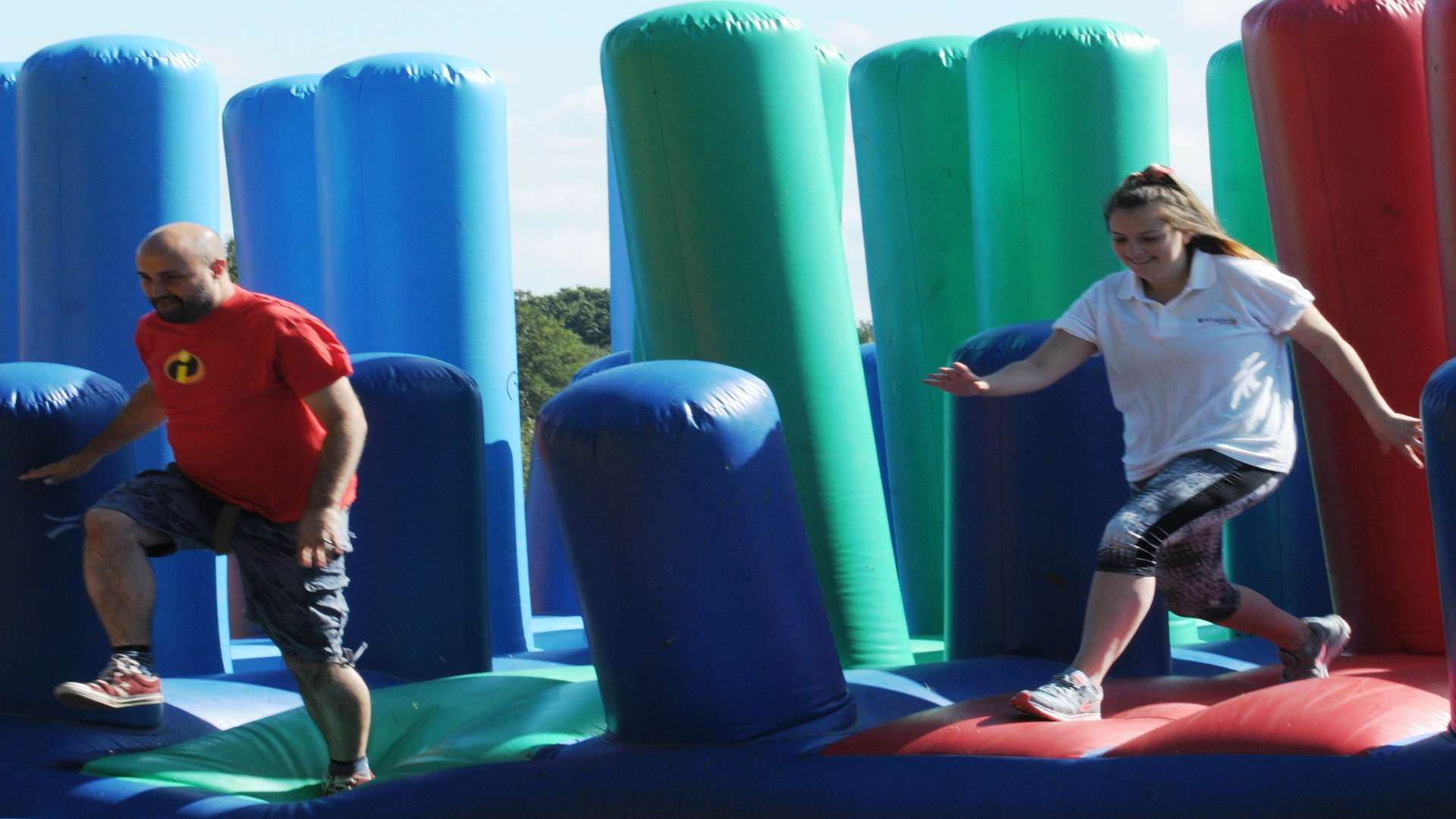 It's a Knockout charity event in aid of the Heart of Kent Hospice. Picture: Brian Green