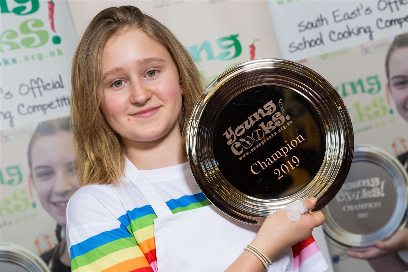 Anya won the Young Cooks competition in 2019. Picture: Martin Apps