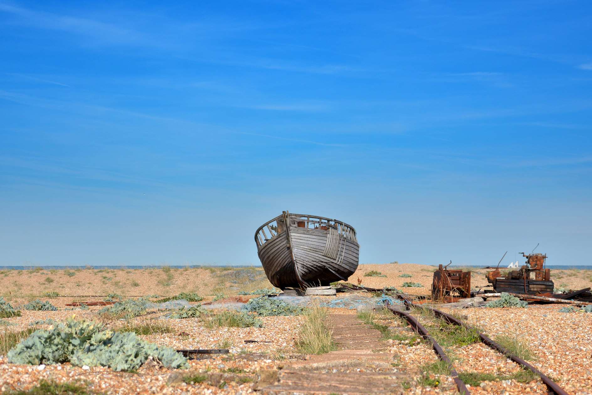 There's plenty of space to explore at Dungeness beach