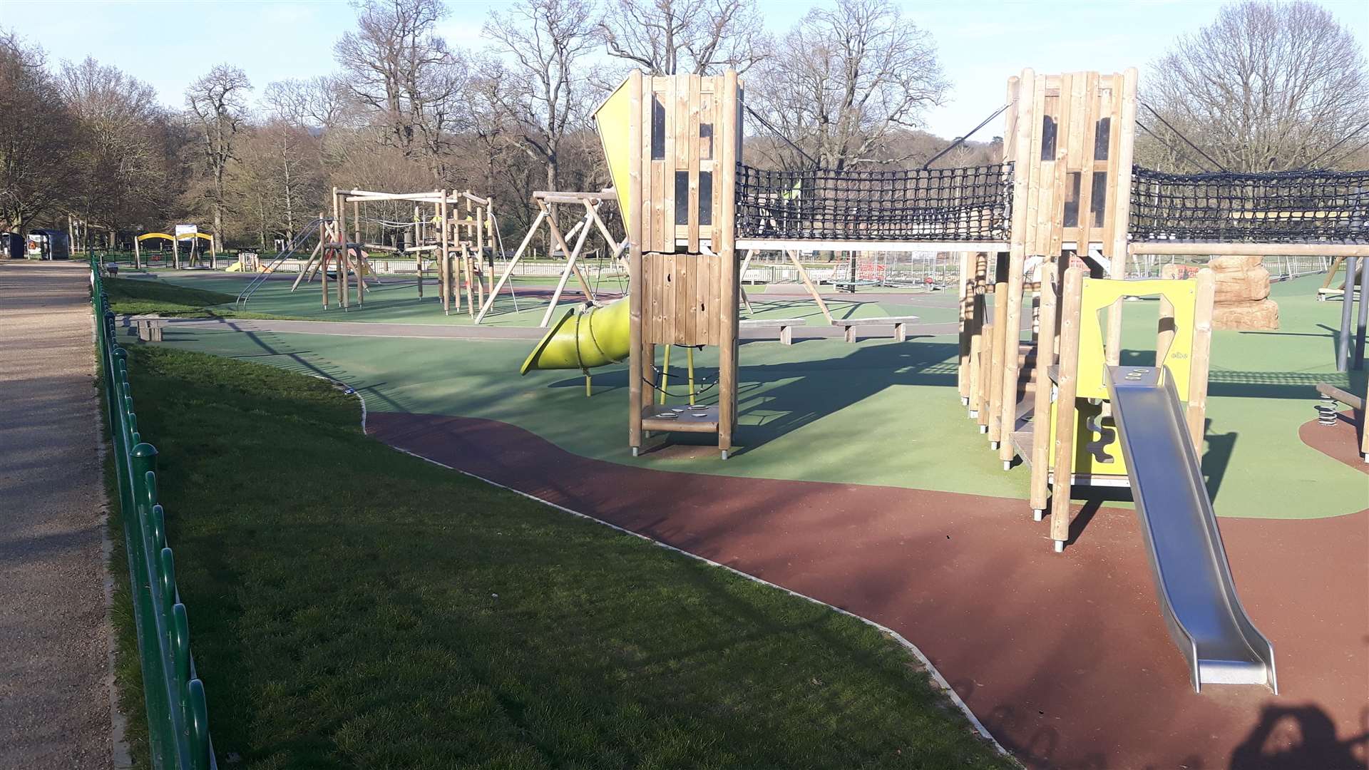 The children's play area at Mote Park is amongst those which is expected to reopen on Saturday, July 4