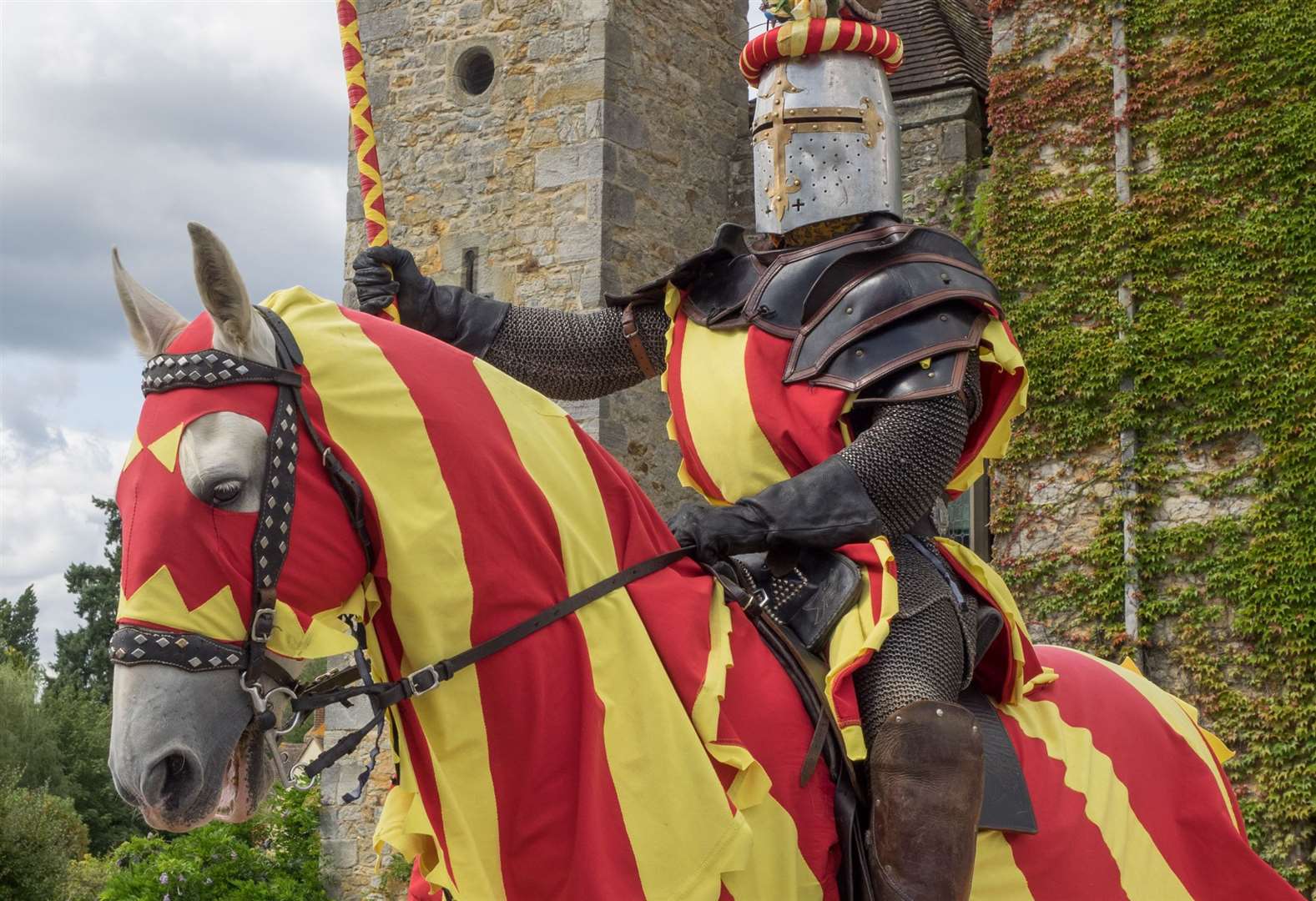 Families wishing to watch the jousting will need to book