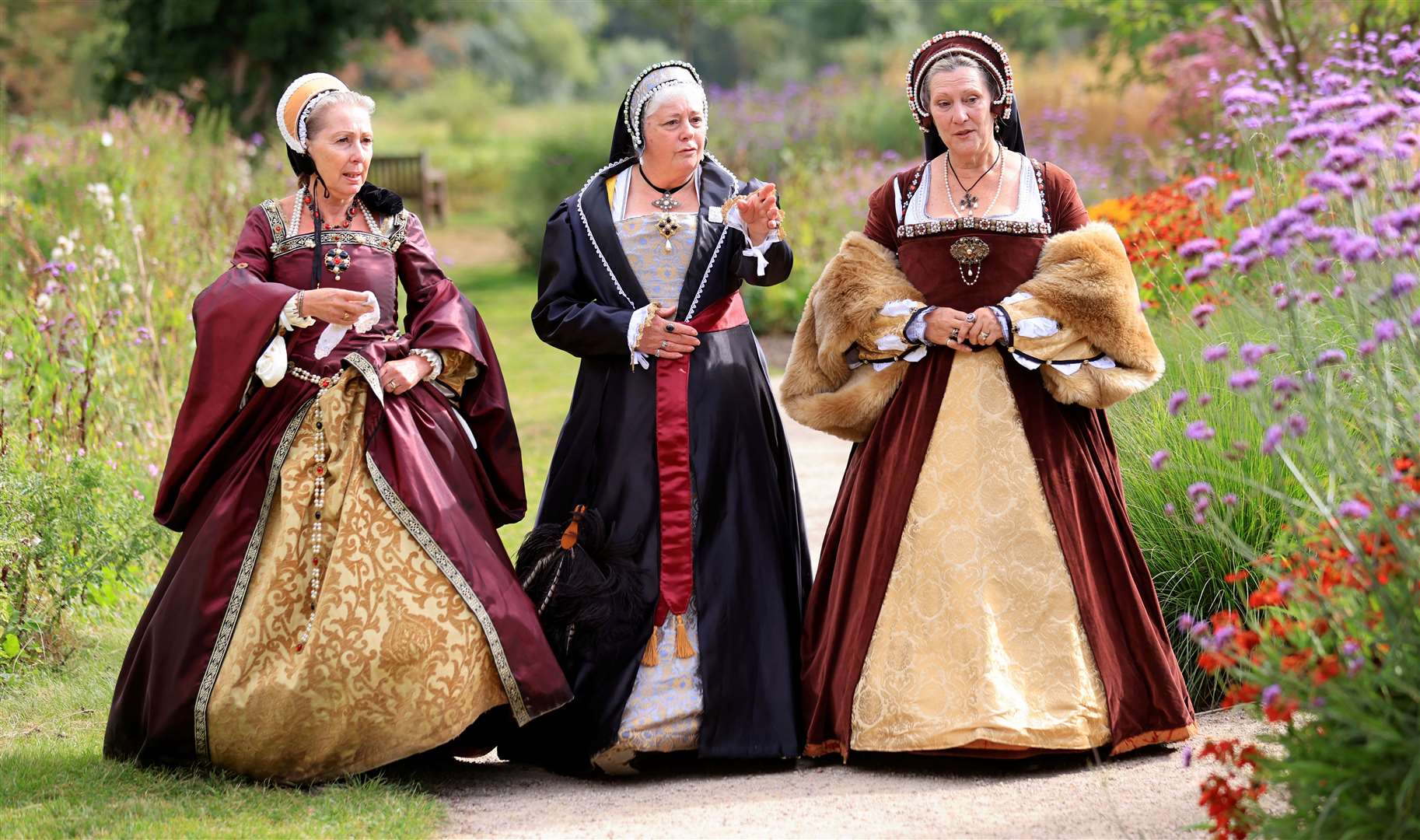 Meet characters from centuries past at the Hever in History weekend. Picture: Hever Castle and Gardens / Oliver Dixon Photography