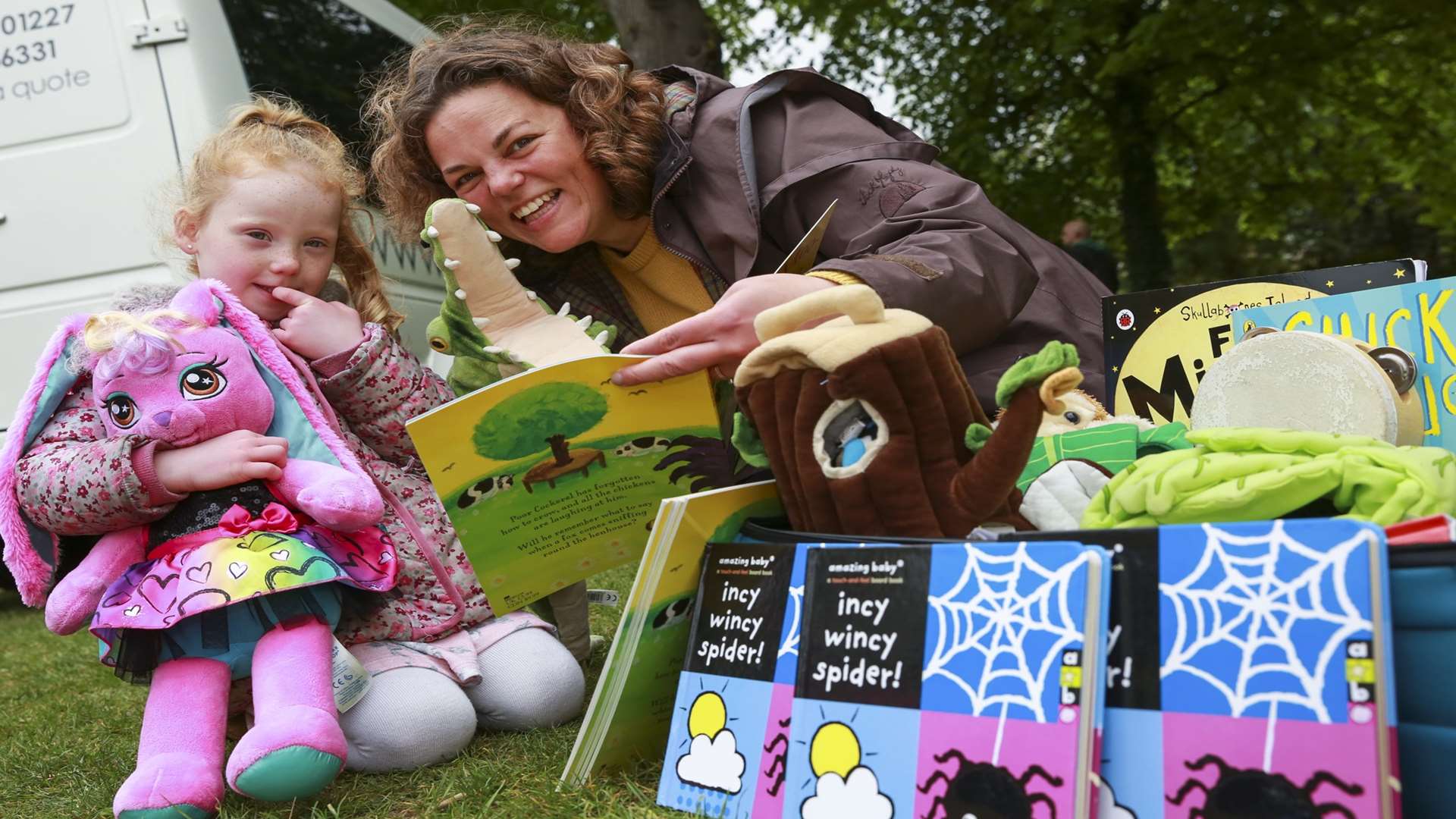 Emily Guille-Marrett, founder of Reading Fairy, pictured at the family event Buster's Big Bash which is run by the KM Charity Team each May.