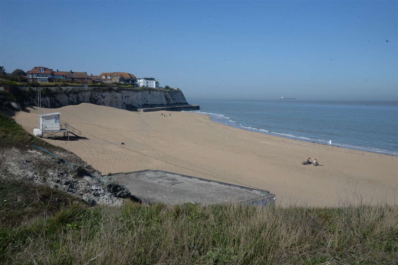 Joss Bay, Broadstairs has improved to an 'Excellent' rating for water quality. Picture: Chris Davey