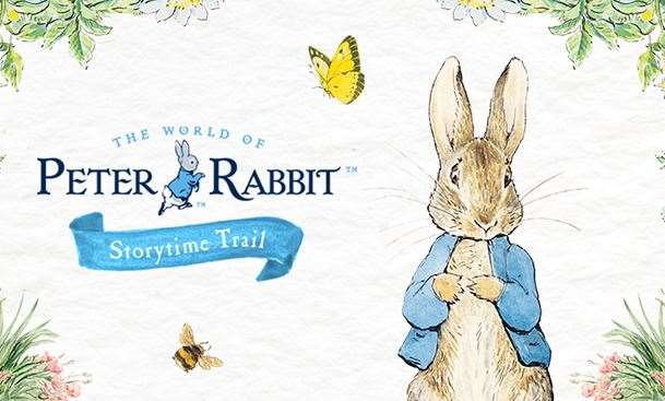 The trail includes childrens' activities and interactive displays. Picture: Peter Rabbit Storytime Trail