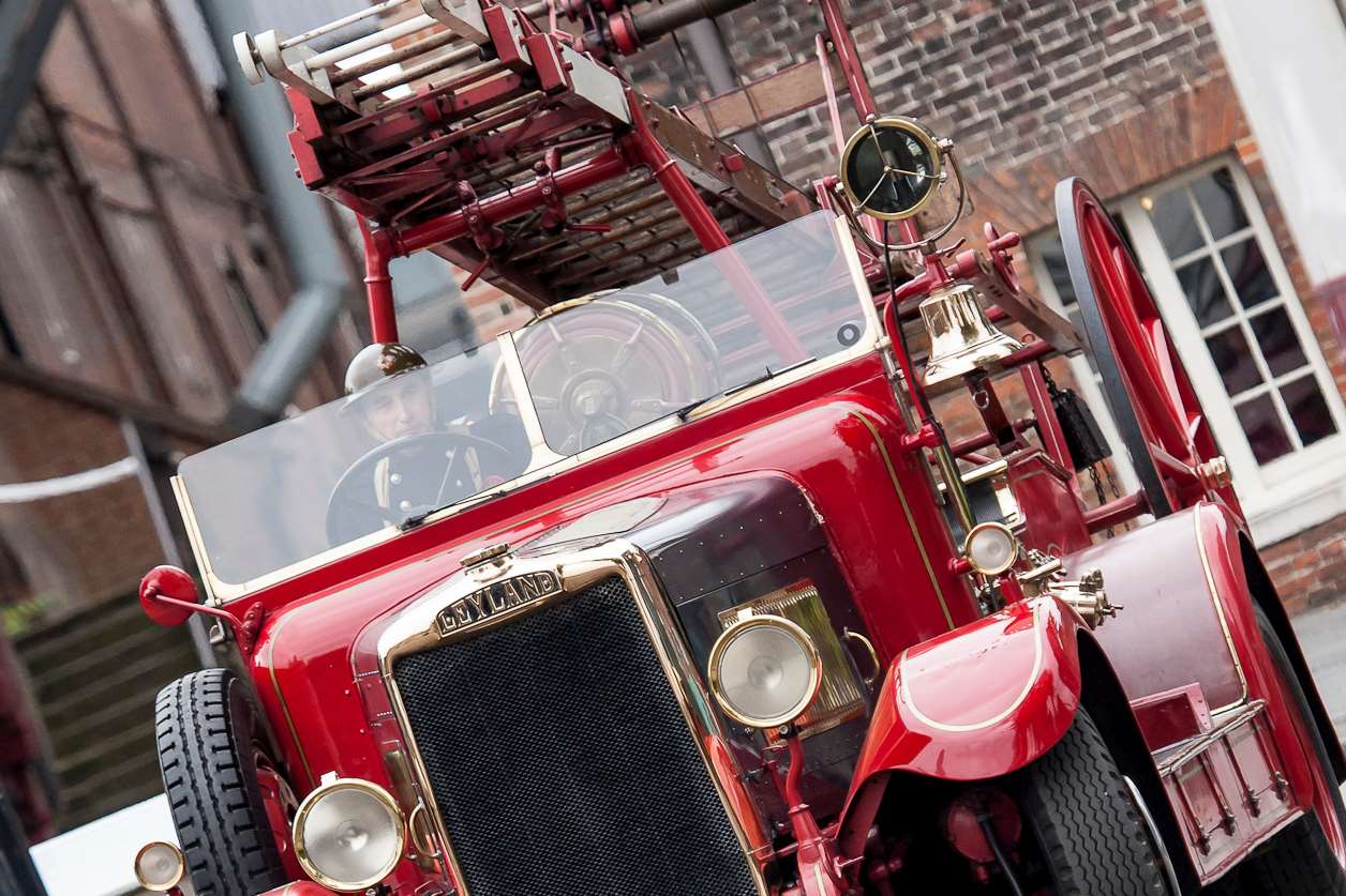 A Vintage Fire Engine at the Festival of Steam and Transport