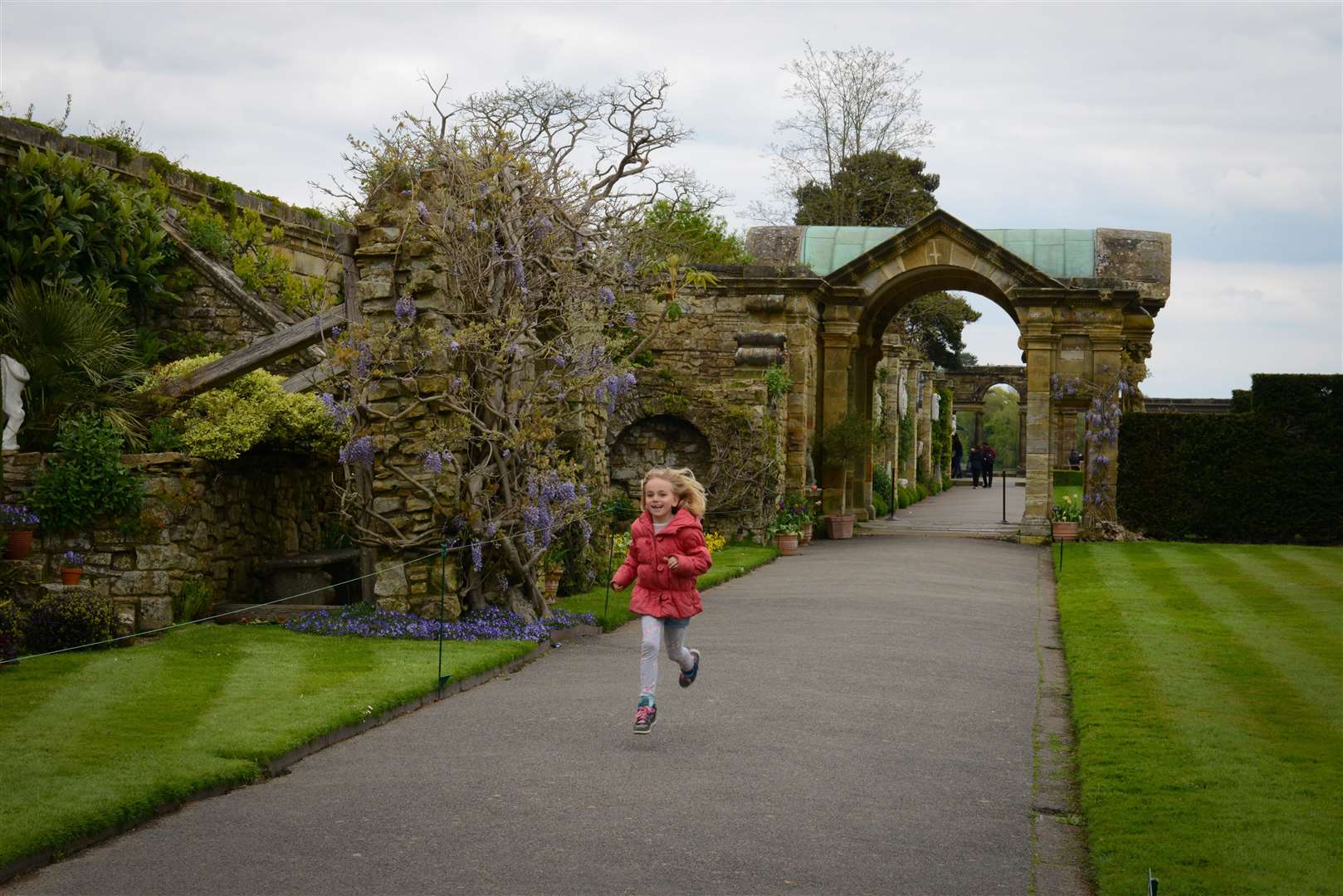 The grounds at Hever remain open