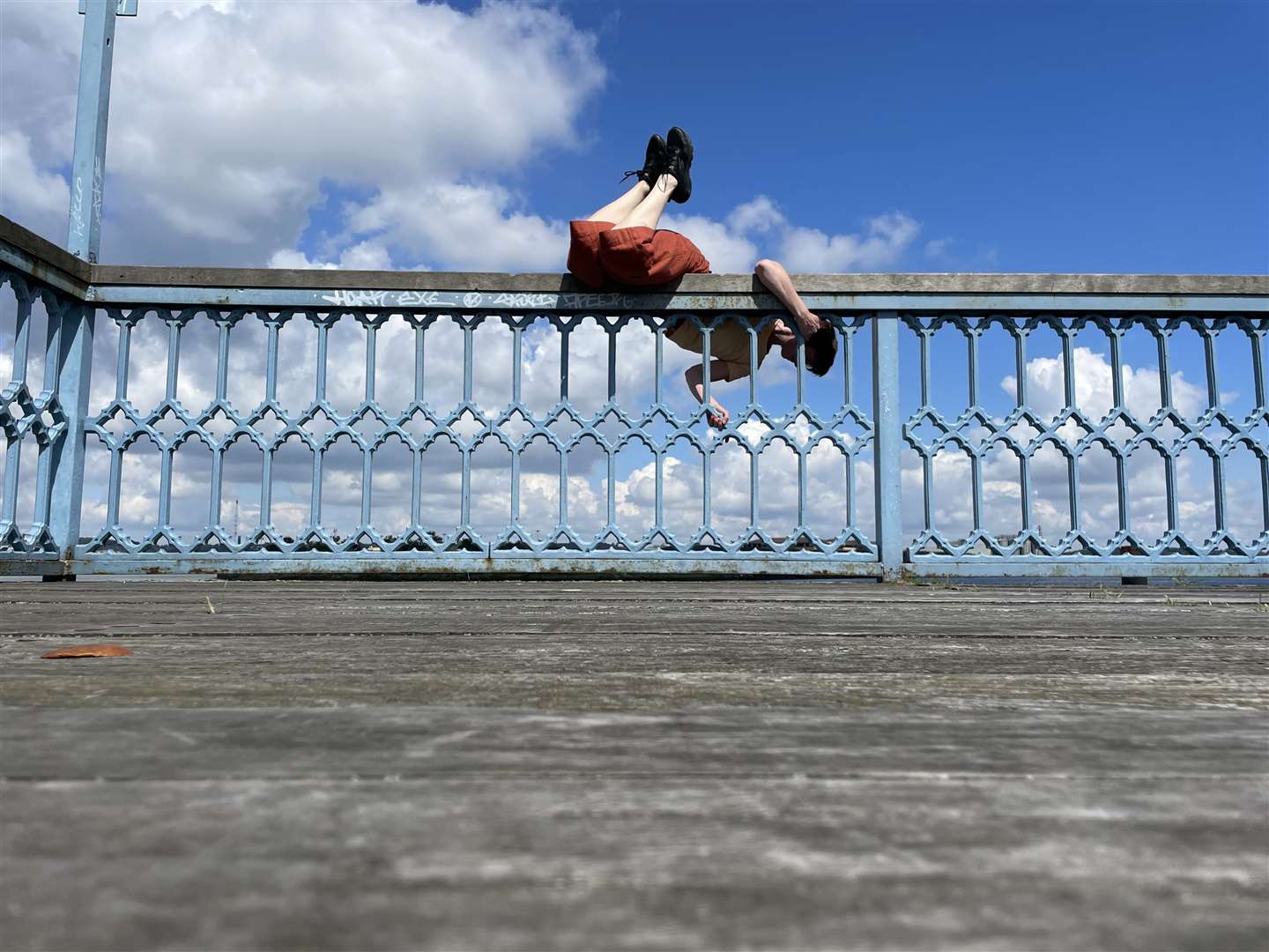 Railing by Harriet Parker-Beldeau, part of the Electric Medway arts festival