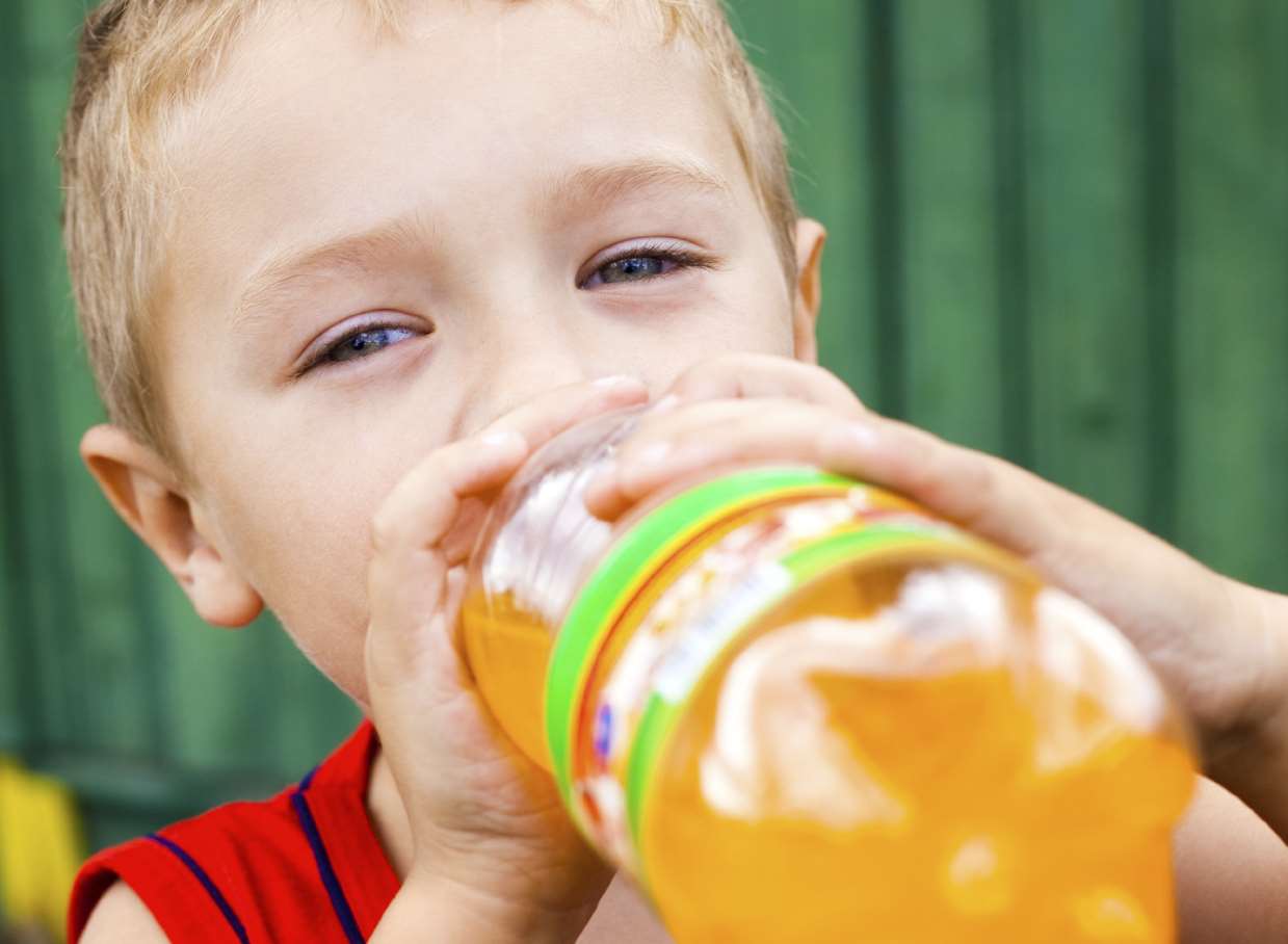 Around 30% of the sugar in kids' diets comes from sugary drinks, such as fizzy pop, squashes, cordials, energy drinks and juice drinks