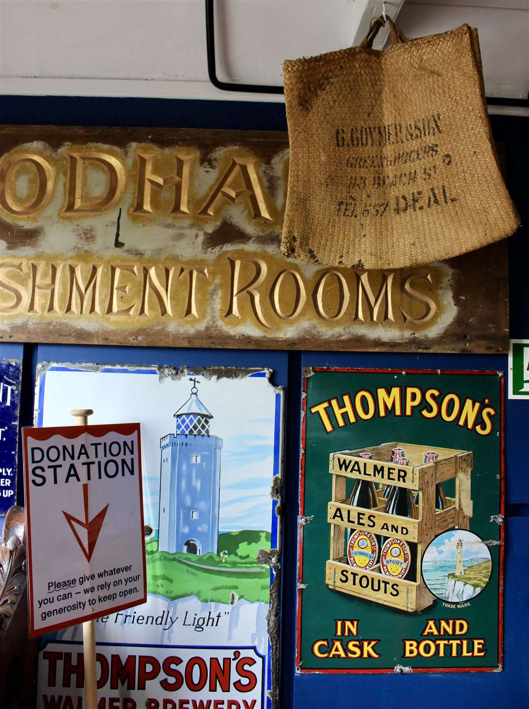 Deal Maritime & Local History Museum: Bygone businesses are remembered in colourful signs (49849361)