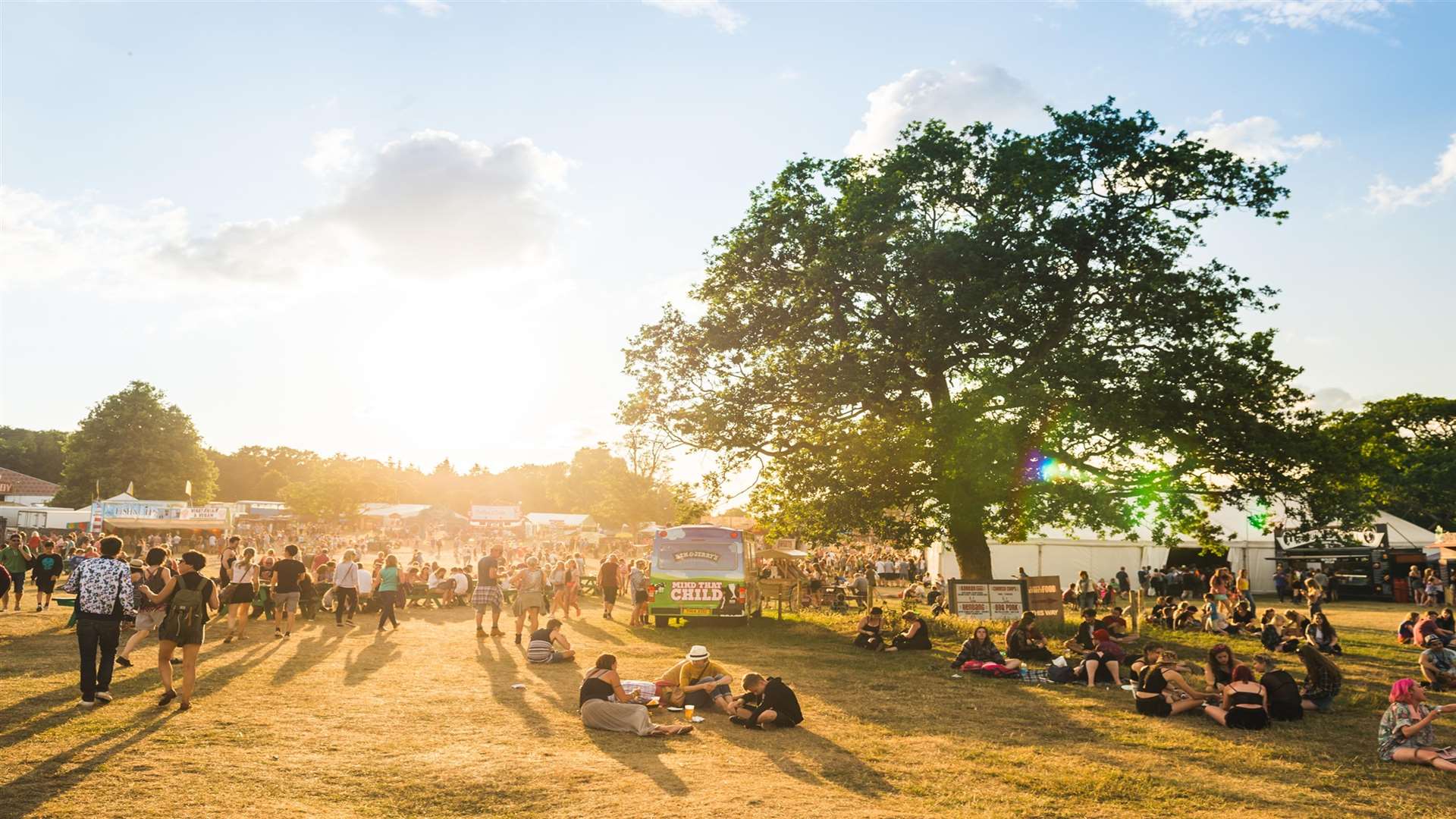 Sunny days at the Latitude Festival