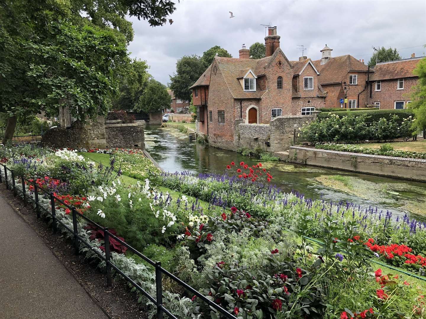The colourful Westgate Gardens in Canterbury