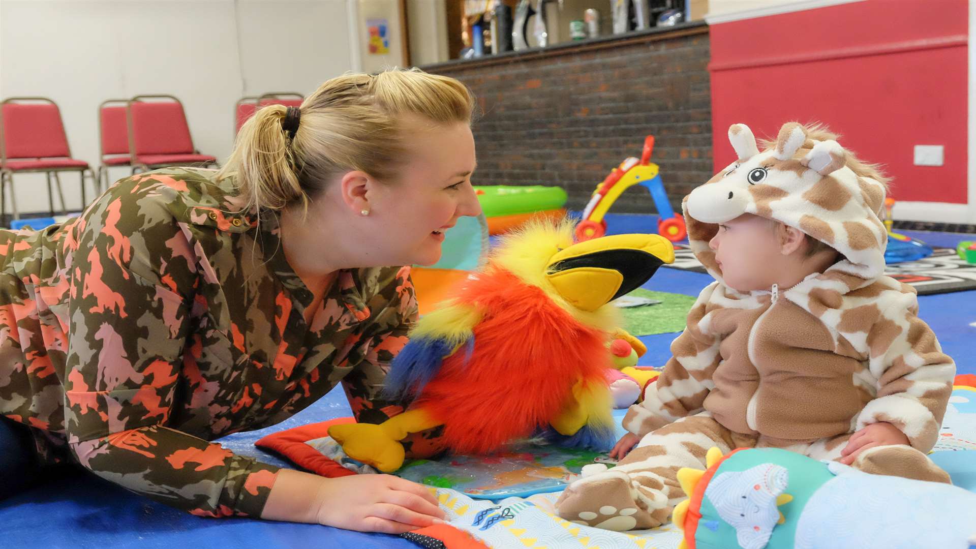 A Baby Sensory class taking place in Gravesend