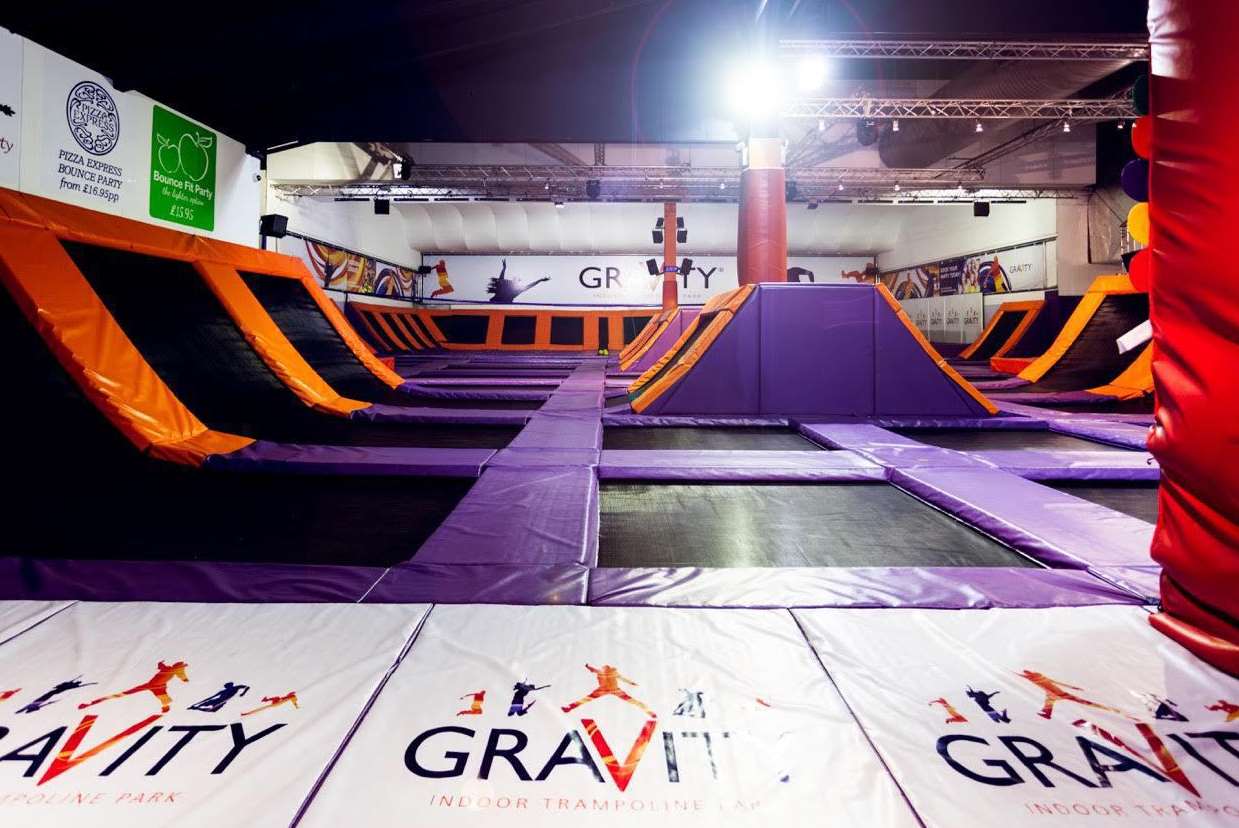 Gravity Indoor Trampoline Park at Maidstone's Lockmeadow. Picture: Gravity