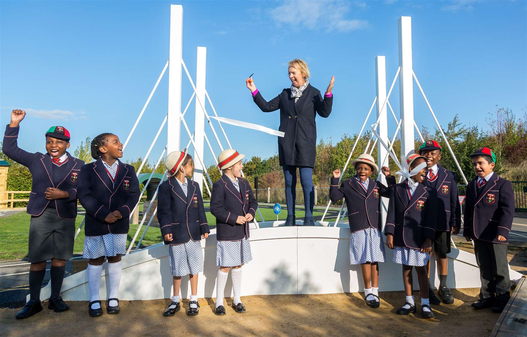 The Dartford Crossing feature at Cycloland have proved popular with youngsters. Picture: Cyclopark