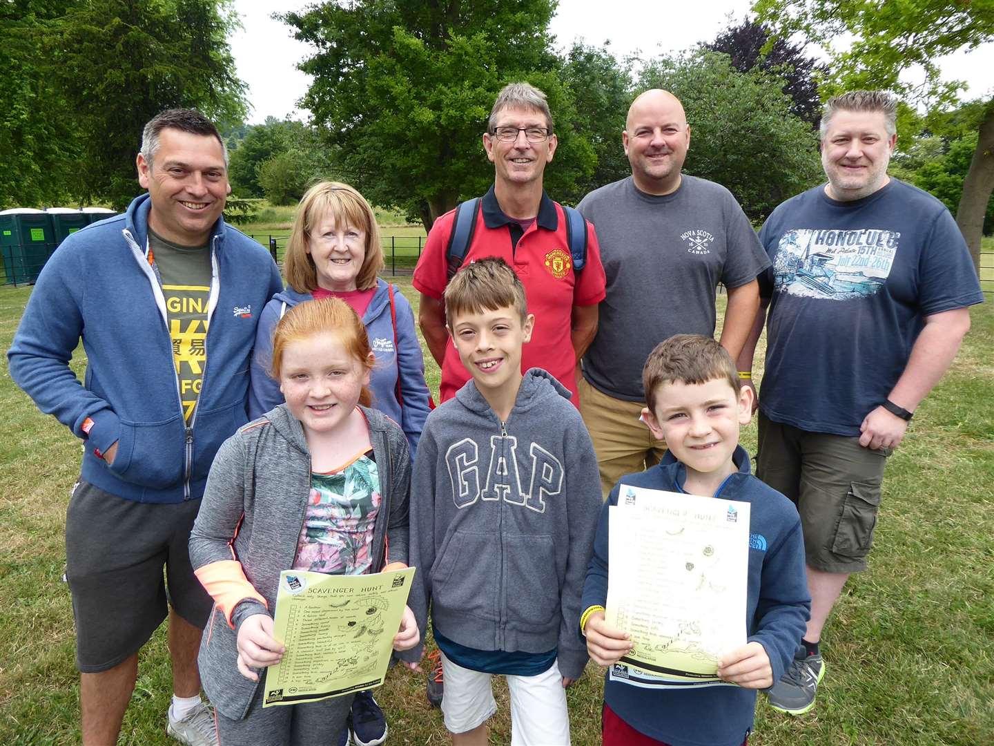 Kids can join in a Kent Wildlife Trust scavenger hunt at the KM Charity Walk.