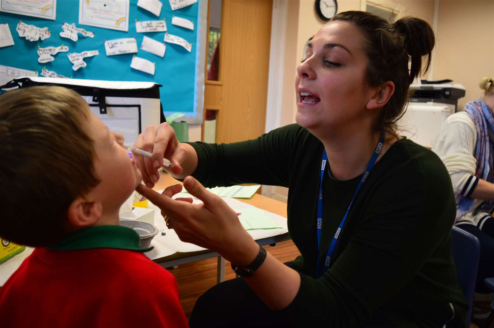 Lots of children have missed their flu spray because of school and bubble closures