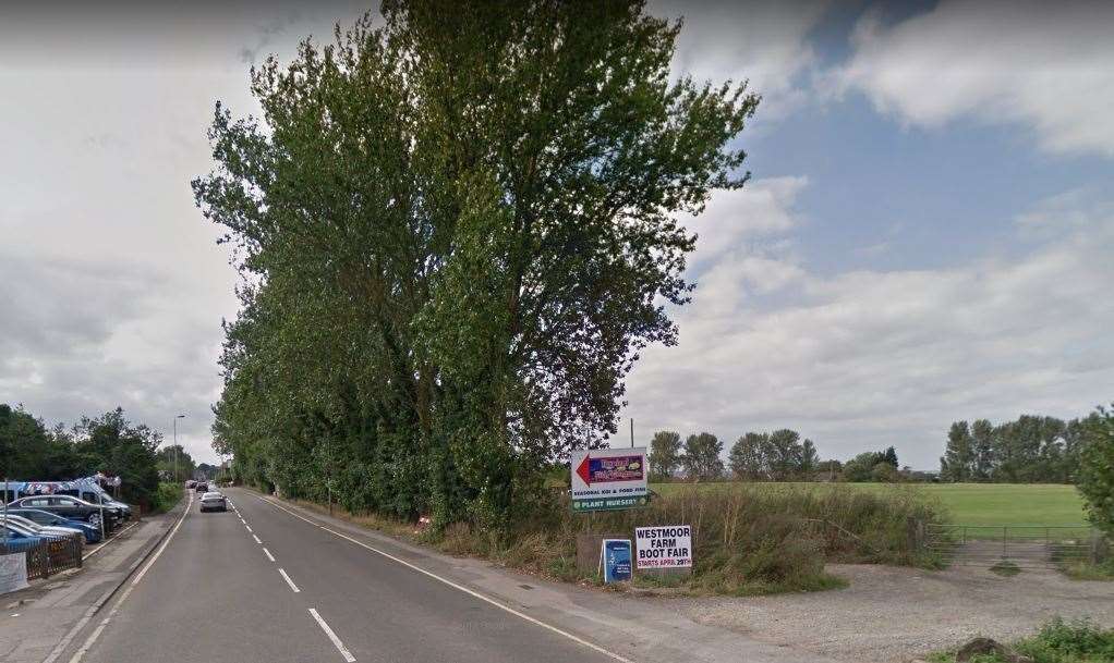 Westmoor Farm on the A2. Picture: Google