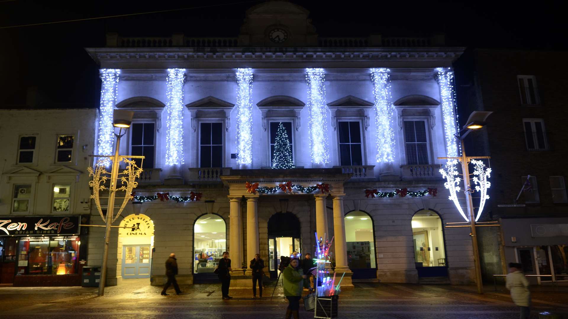 Town Hall Folkestone Christmas Lights