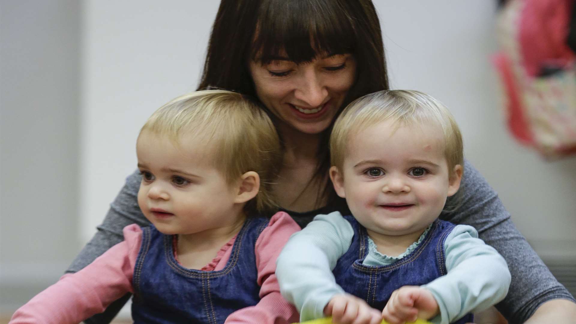 Charlotte Harrison with Holly and Isabelle