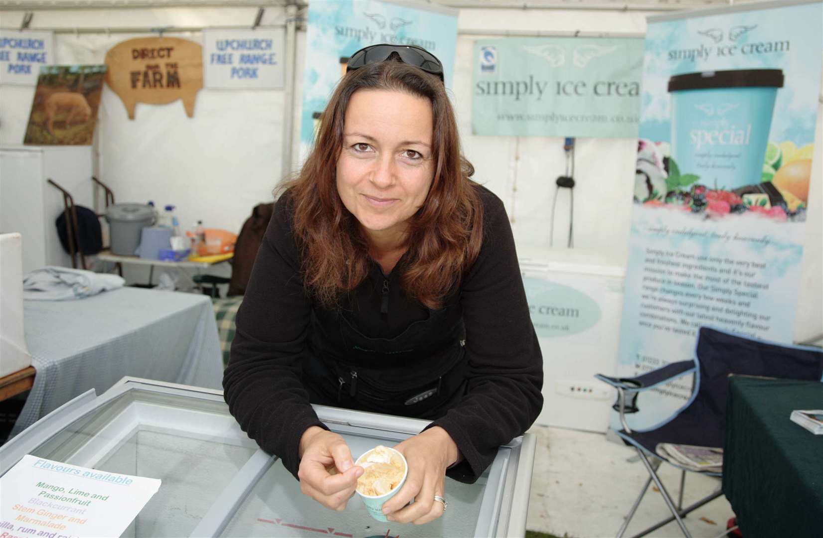 Sally Newall pictured from Simply Ice Cream