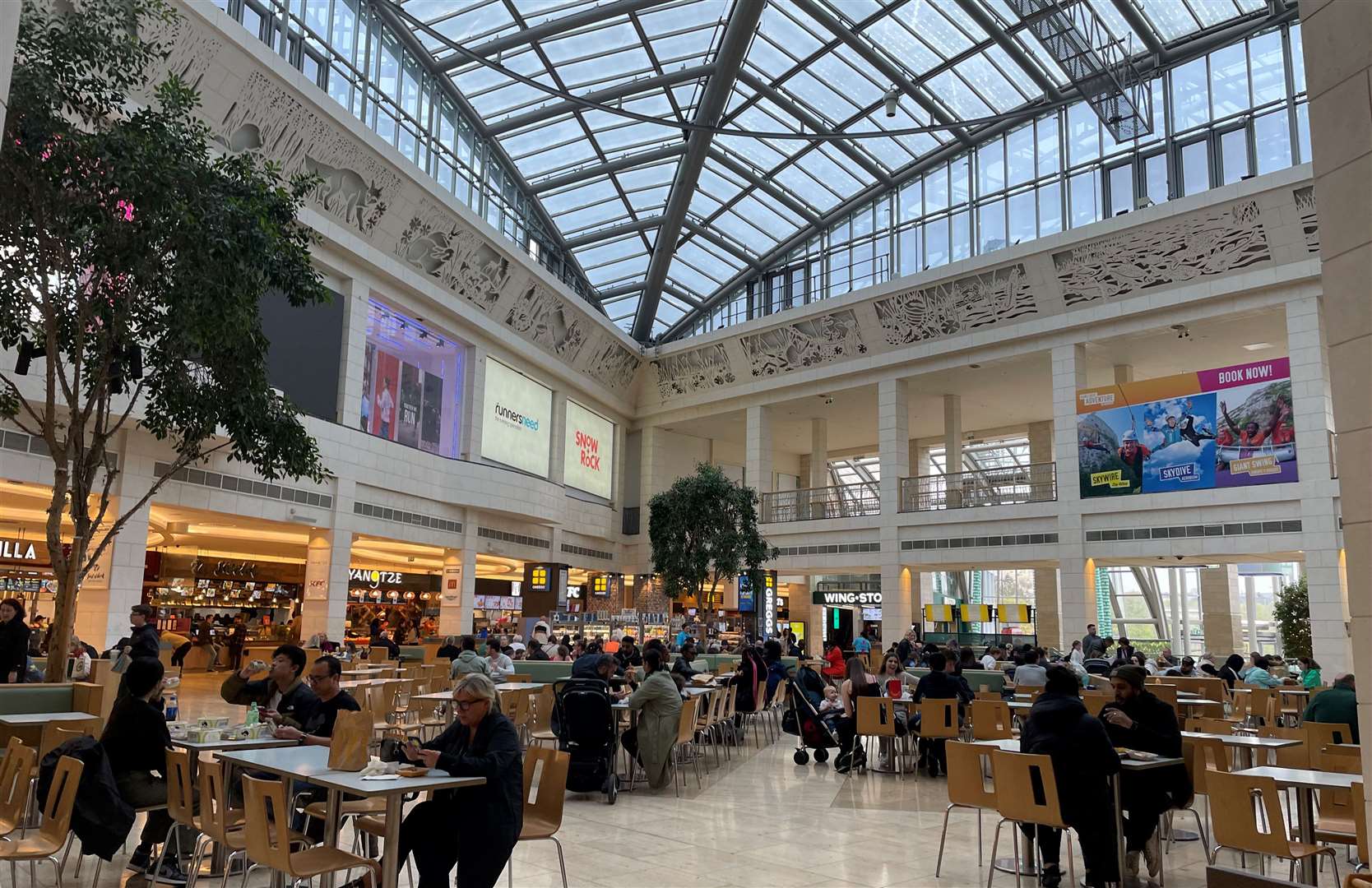 Food court in Bluewater Shopping Centre, Greenhithe. Stock pictureAlex Langridge