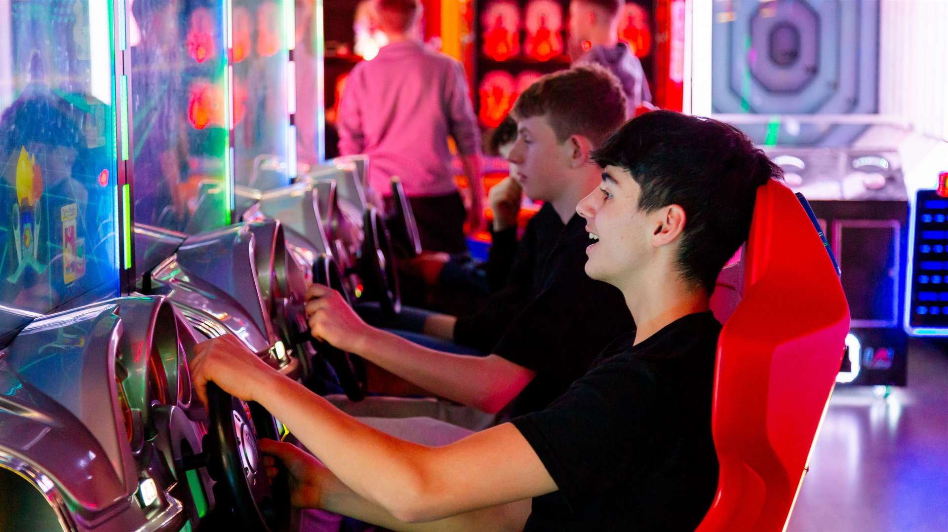 The Gravity Arcade has everything, from racing simulators to air hockey. Picture: Gravity UK
