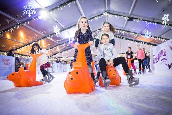 Ice skating at Bluewater