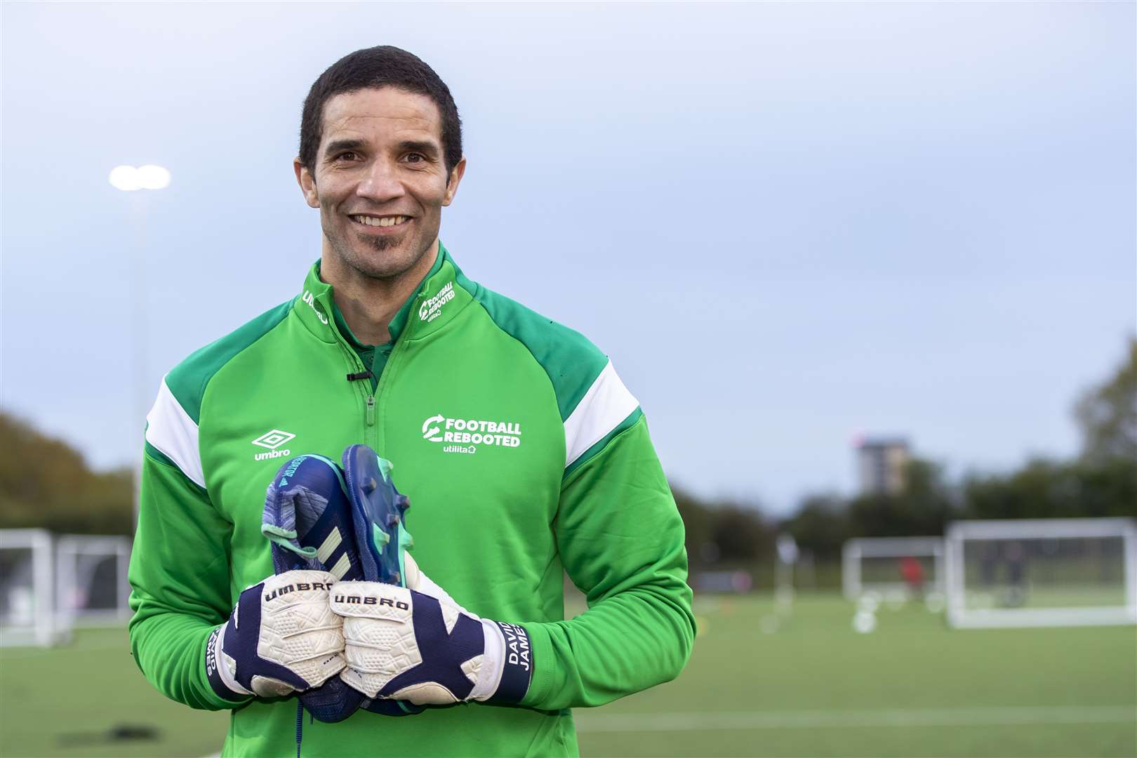 Former England goalkeeper David James MBE is an ambassador for the Football Rebooted campaign