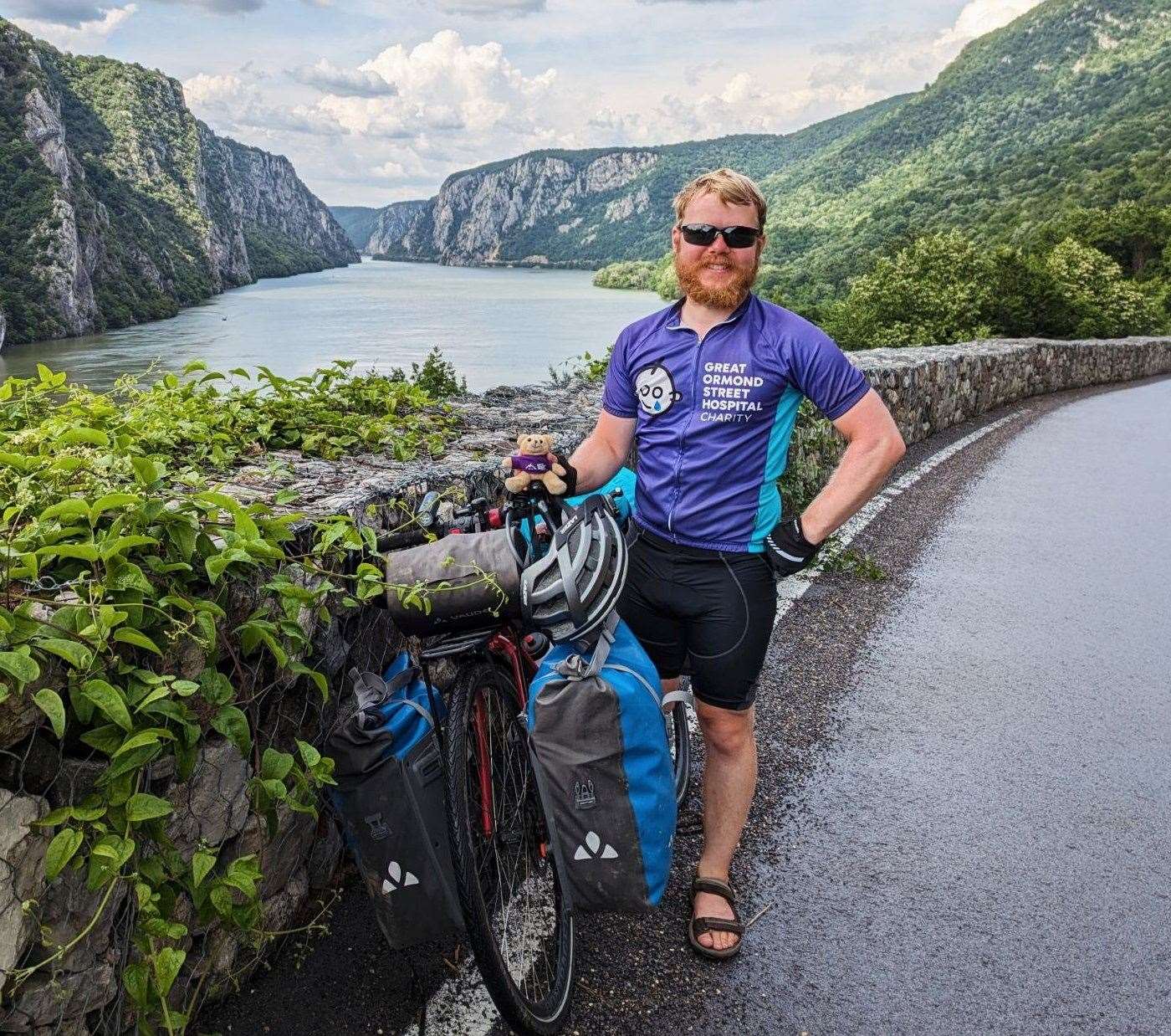 Folkestone history teacher Jacob Zintel-Warner decided to embark upon the fundraising adventure after hearing about how Great Ormond Street children's hospital had helped one of his pupils. Picture: Jacob Zintel-Warner