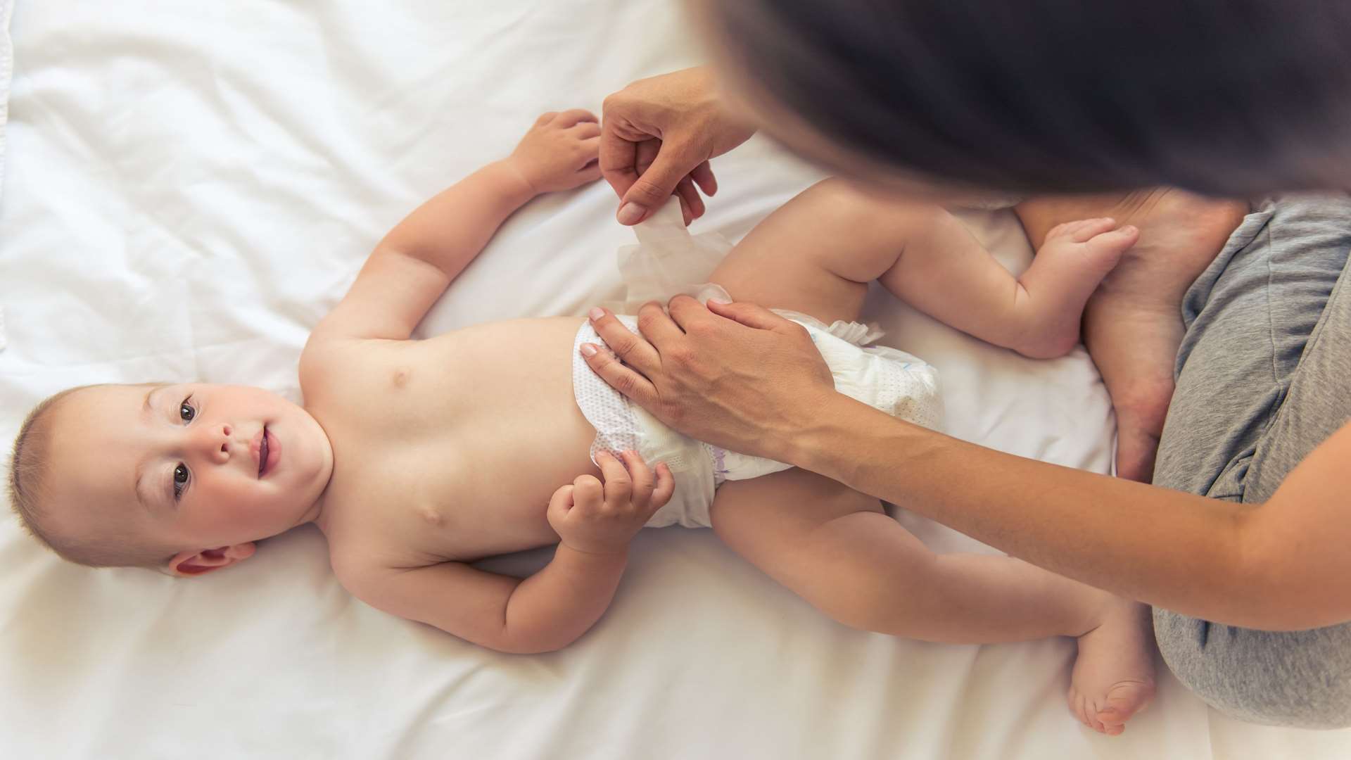 A third of new parents feel totally unprepared when changing a nappy