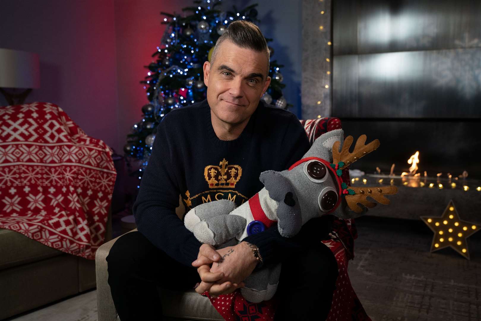 Robbie Williams made a festive appearance in 2019