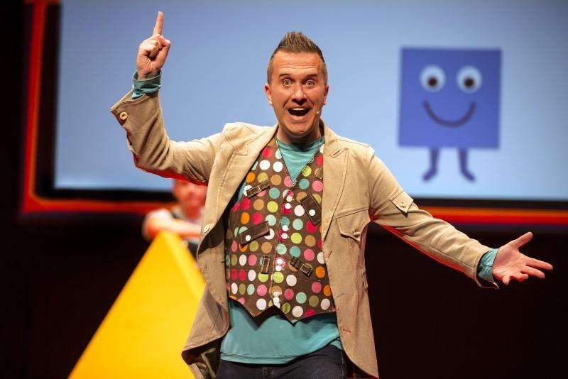 Mister Maker is taking the shapes to Camp Bestival