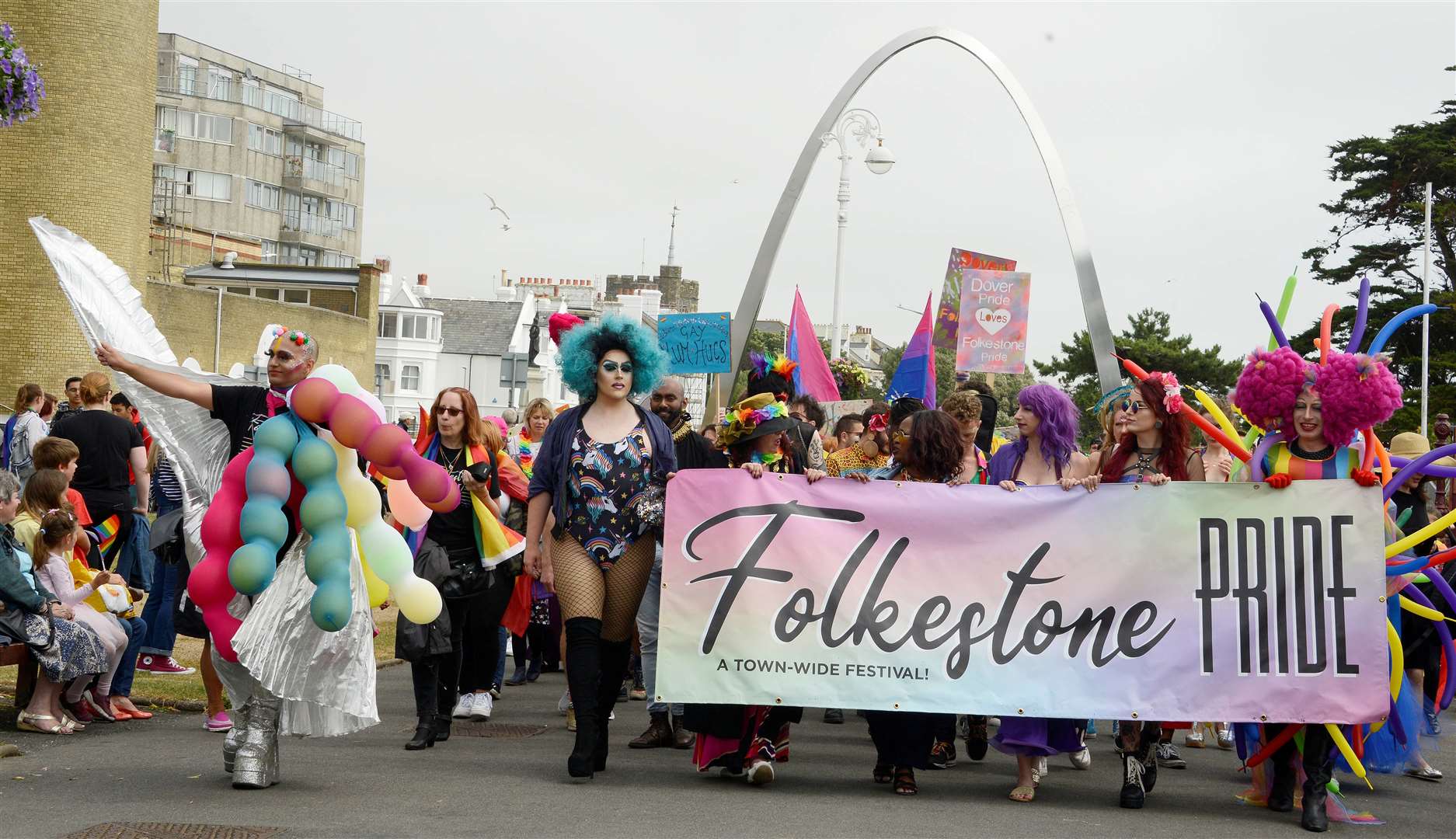 Folkestone Pride returns to The Leas at the end of the month. Picture: Paul Amos