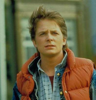 Michael J Fox in Back to the Future. Picture: Moviestore Collection Ltd