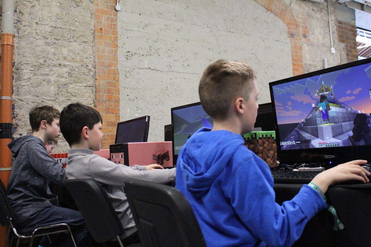 Children will have the opportunity to play Minecraft alongside other gamers