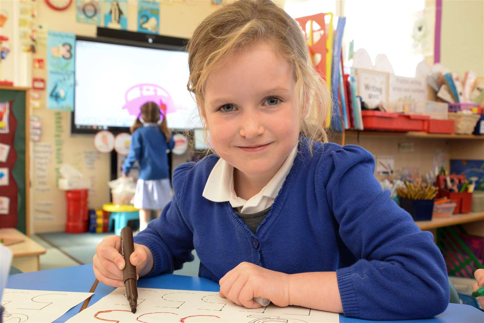 Every year we try and capture children's first days and weeks in school