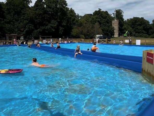 Quex Adventure Farm Park has been sharing photos of its new pools on social media this week. Picture: Quex/Instagram