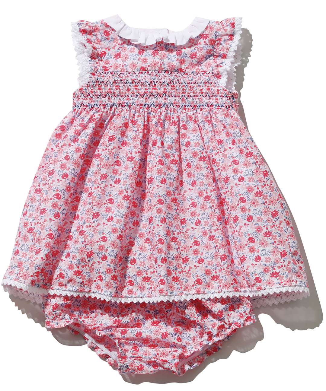 M&Co Floral Print Smock Dress, ages 0-3, from £18