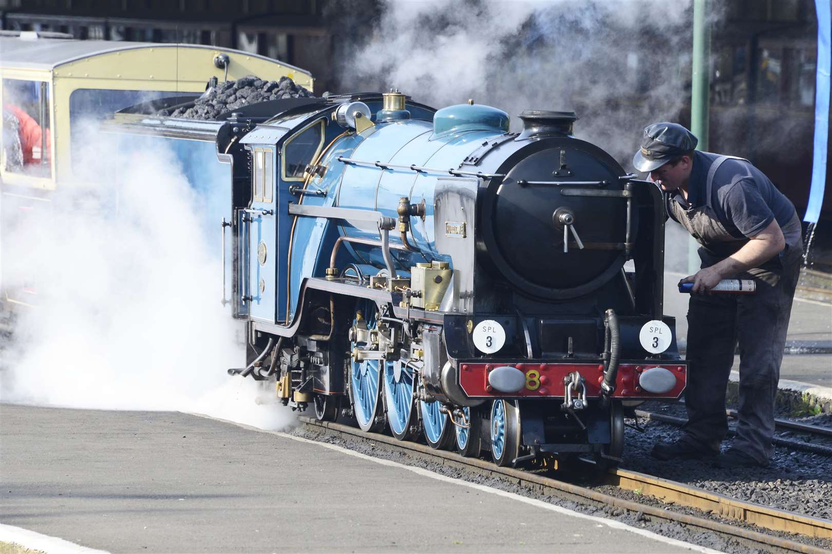 Romney, Hythe and Dymchurch Railway runs for more than 13 miles