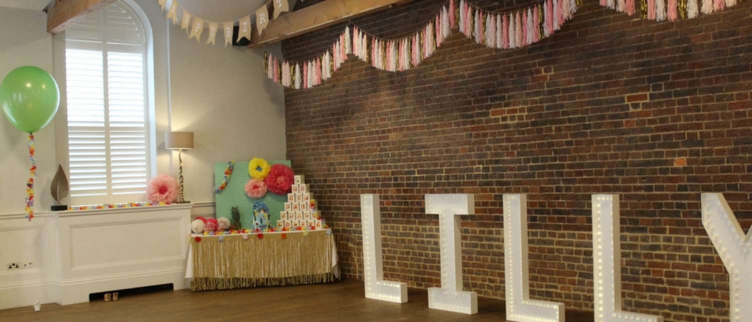 One Warwick Park's function room for baby showers